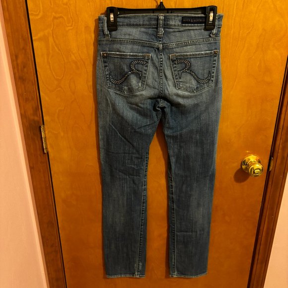 Rock Republic Jeans Womens Back Pocket Design Size 0‎ - Picture 8 of 12